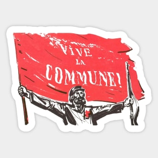 Vive La Commune! - Paris Commune Sticker